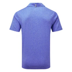 Puma Performance Heather Golf Polo Shirt 5 Puma Performance Heather Golf Polo Shirt -Calla Golf Club Shop Puma SS22 Performance Heather Golf Polo Shirt Surf The Web Heather 577428 10 SHPUM602 back