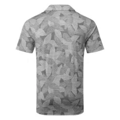 Puma Cloudspun Leaflet Golf Polo Shirt -Calla Golf Club Shop Puma SS22 Cloudspun Leaflet Polo 535445 01 SHPUM652 Quiet Shade Heather back