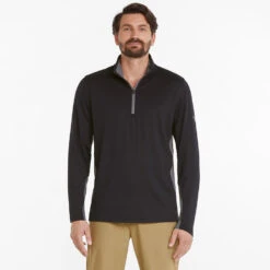 Puma Gamer 1/4 Zip Golf Popover 9 Puma Gamer 1/4 Zip Golf Popover -Calla Golf Club Shop Puma SS22 Gamer 1 4 Zip Sweater 599127 01 Code SWPUM229 M Black model 1