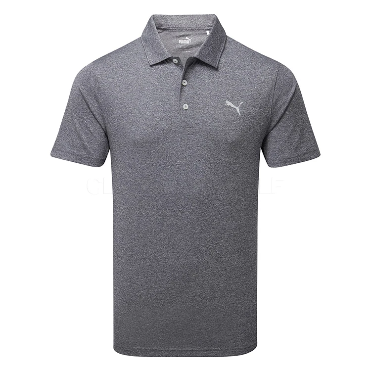 Puma Performance Heather Golf Polo Shirt 1 Puma Performance Heather Golf Polo Shirt