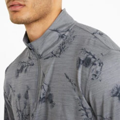 Puma Cloudspun Lowlands 1/4 Zip Golf Popover 10 Puma Cloudspun Lowlands 1/4 Zip Golf Popover -Calla Golf Club Shop Puma Cloudspun Lowlands 1 4 Zip Golf Popover Quiet Shade Heather 537067 02 SWPUM258 Model 2