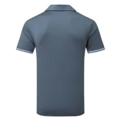 Puma MATTR Track Golf Polo Shirt 5 Puma MATTR Track Golf Polo Shirt -Calla Golf Club Shop Puma SS23 Mattr Track Polo Shirt 538997 04 SHPUM669 Evening Sky Flamingo Pink Heather Back