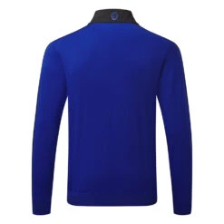 Sunderland Arizona Mid Layer Golf Top -Calla Golf Club Shop Sunderland AW21 Arizona Midlayer Sweater SUNMC87 ARI Code SWSUN026 M Electric Blue Black Back