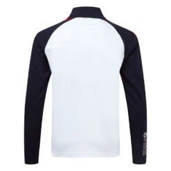 Sunderland Aspen Mid Layer Golf Top -Calla Golf Club Shop Sunderland White Navy Red SUNMM39 ASP back