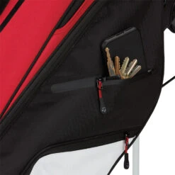 TaylorMade FlexTech Crosssover Golf Stand Bag 6 TaylorMade FlexTech Crosssover Golf Stand Bag -Calla Golf Club Shop TaylorMade 2023 FlexTech Crossover Stand Bag Red Black White 3
