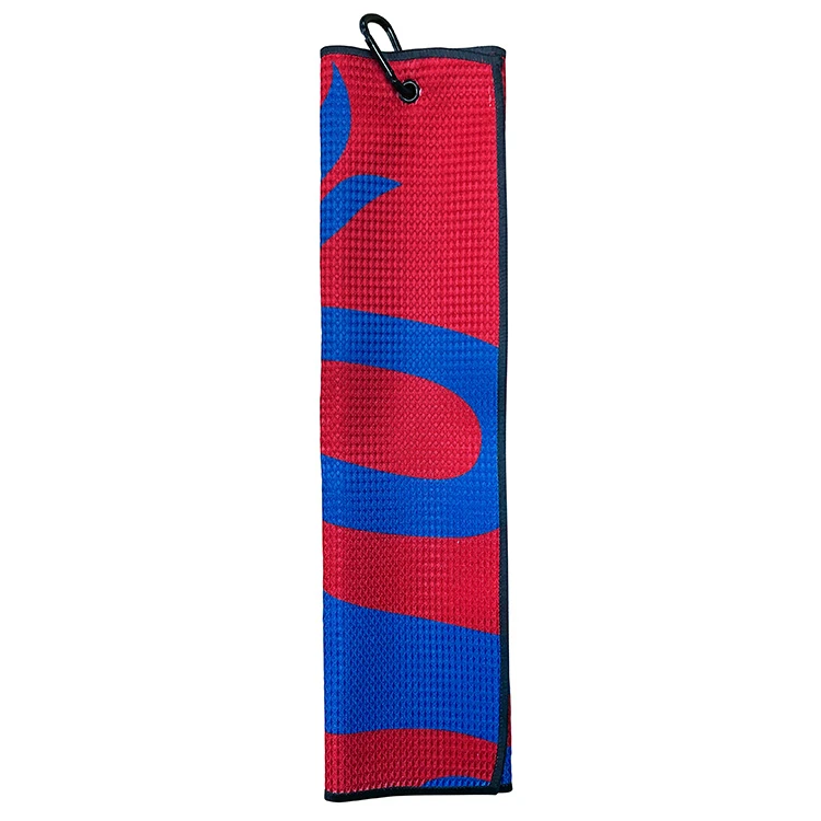 TaylorMade England Lumi Tri-Fold Golf Towel 2 TaylorMade England Lumi Tri-Fold Golf Towel - Image 2