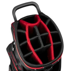TaylorMade Tour Lite Golf Cart Bag -Calla Golf Club Shop TaylorMade Tour Lite Golf Cart Bag Black Red 4