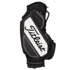 Titleist Tour Series Midsize Staff Golf Cart Bag 5 Titleist Tour Series Midsize Staff Golf Cart Bag -Calla Golf Club Shop Titleist 2022 Tour Series Midsize Staff Cart Bag Black White 3