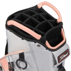 Titleist Cart 14 Lightweight Golf Cart Bag -Calla Golf Club Shop Titleist Cart 14 Lightweight Golf Cart Bag Grey Peach 4