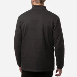 TravisMathew Interlude Full Zip Golf Jacket 11 TravisMathew Interlude Full Zip Golf Jacket -Calla Golf Club Shop Travis Mathew SS21 Interlude Sweater Jacket 1MT003 0BLK Code SWTRA018 M Black Model 3