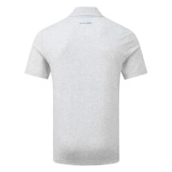 TravisMathew Make Camp Golf Polo Shirt -Calla Golf Club Shop Travis Mathew SS21 Make Camp Golf Polo Shirt 1MW145 Code SHTRA048 Heather Light Grey Back