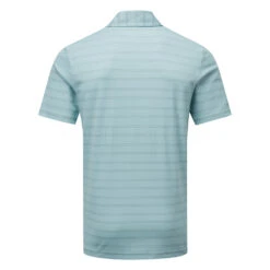TravisMathew Tahoe Golf Polo Shirt 8 TravisMathew Tahoe Golf Polo Shirt -Calla Golf Club Shop Travis Mathew SS21 Tahoe Polo Shirt 1MW154 Code SHTRA034 M Heather Delphinium Back