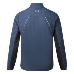 Under Armour CG Reactor Golf Wind Jacket -Calla Golf Club Shop Under Armour AW21 CG Reactor Thermal Wind Jacket 1364642 408 Code WTUND083 Academy Black back