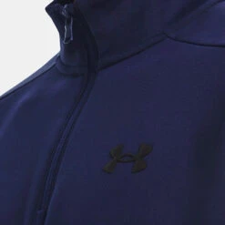 Under Armour Fleece 1/4 Zip Golf Sweater -Calla Golf Club Shop Under Armour AW22 1 4 Zip Sweater 1373358 410 SWUND174 XXL Midnight Navy Black Model 2