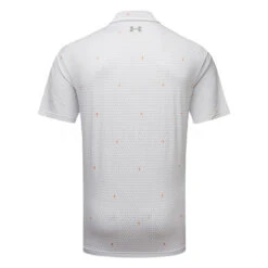 Under Armour Playoff 2.0 Flag Print Golf Polo Shirt -Calla Golf Club Shop Under Armour AW22 Playoff 2.0 Flag Print Polo Shirt 1327037 146 SHUND301 L White Halo Gray Steel Back