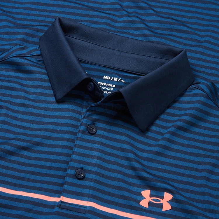 Under Armour Playoff 2.0 Hollen Stripe Golf Polo Shirt 2 Under Armour Playoff 2.0 Hollen Stripe Golf Polo Shirt - Image 2