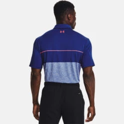 Under Armour Playoff 2.0 Low Round Golf Polo Shirt 11 Under Armour Playoff 2.0 Low Round Golf Polo Shirt -Calla Golf Club Shop Under Armour AW22 Playoff 2.0 Polo Shirt 1327037 491 SHUND296 Bauhaus Blue Oxford Blue Bolt Red Model 3