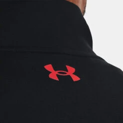 Under Armour Storm 1/2 Zip Golf Sweater 10 Under Armour Storm 1/2 Zip Golf Sweater -Calla Golf Club Shop Under Armour AW22 Storm Midlayer 1 2 Zip Sweater 1370119 003 SWUND177 S Black Radio Red Radio Red Model 2
