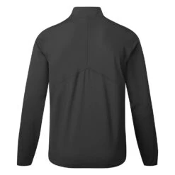 Under Armour Storm Windstrike 1/2 Zip Golf Wind Top -Calla Golf Club Shop Under Armour AW22 Storm Windstrike 1 2 Zip Wind Top 1370156 001 WTUND084 S Black Jet Gray Back
