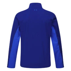 Under Armour Storm Proof 2.0 Waterproof Golf Jacket -Calla Golf Club Shop Under Armour AW22 Stormproof 2.0 Waterproof Jacket 1371596 456 WJUND014 Bauhaus Blue Versa Blue Versa Blue Back