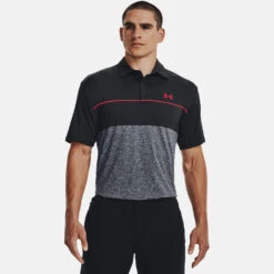 Under Armour Playoff 2.0 Low Round Golf Polo Shirt 9 Under Armour Playoff 2.0 Low Round Golf Polo Shirt -Calla Golf Club Shop Under Armour Playoff 2 0 Low Round Golf Polo Shirt SHUND295 Black Steel Bolt Red Model 1
