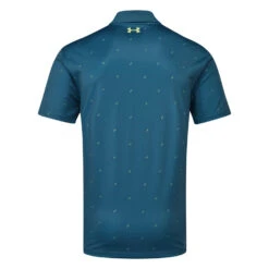 Under Armour Performance 3.0 Deuces Golf Polo Shirt 5 Under Armour Performance 3.0 Deuces Golf Polo Shirt -Calla Golf Club Shop Under Armour SS23 Performance 3.0 Deuces Polo Shirt 1377378 414 SHUND318 S Static Blue Still Water Lime Surge Back