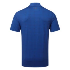Under Armour Playoff 3.0 Deuces Grid Stripe Golf Polo Shirt -Calla Golf Club Shop Under Armour SS23 Playoff 3.0 Deuces Grid Polo Shirt 1378677 471 SHUND330 S Blue Mirage Midnight Navy Midnight Navy Back