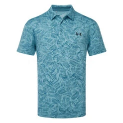 Under Armour Playoff 3.0 Palm Sketch Stripe Golf Polo Shirt