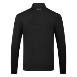 Under Armour Storm FZ Full Zip Golf Jacket -Calla Golf Club Shop Under Armour SS23 Storm Midlayer FZ Sweater 1377399 001 SWUND199 S Black Black Pitch Grey Back