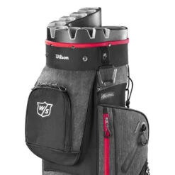 Wilson ILock Golf Cart Bag -Calla Golf Club Shop Wilson 2023 iLock Cart Bag Black Red 5